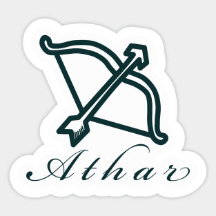 Archer and Trader Sticker